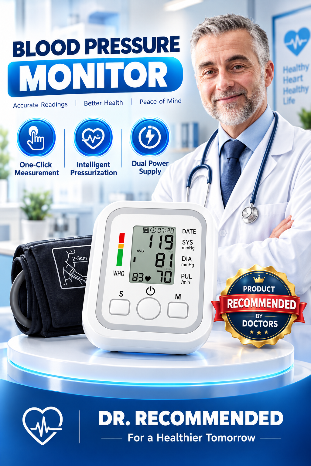 Digital Blood Pressure Monitor