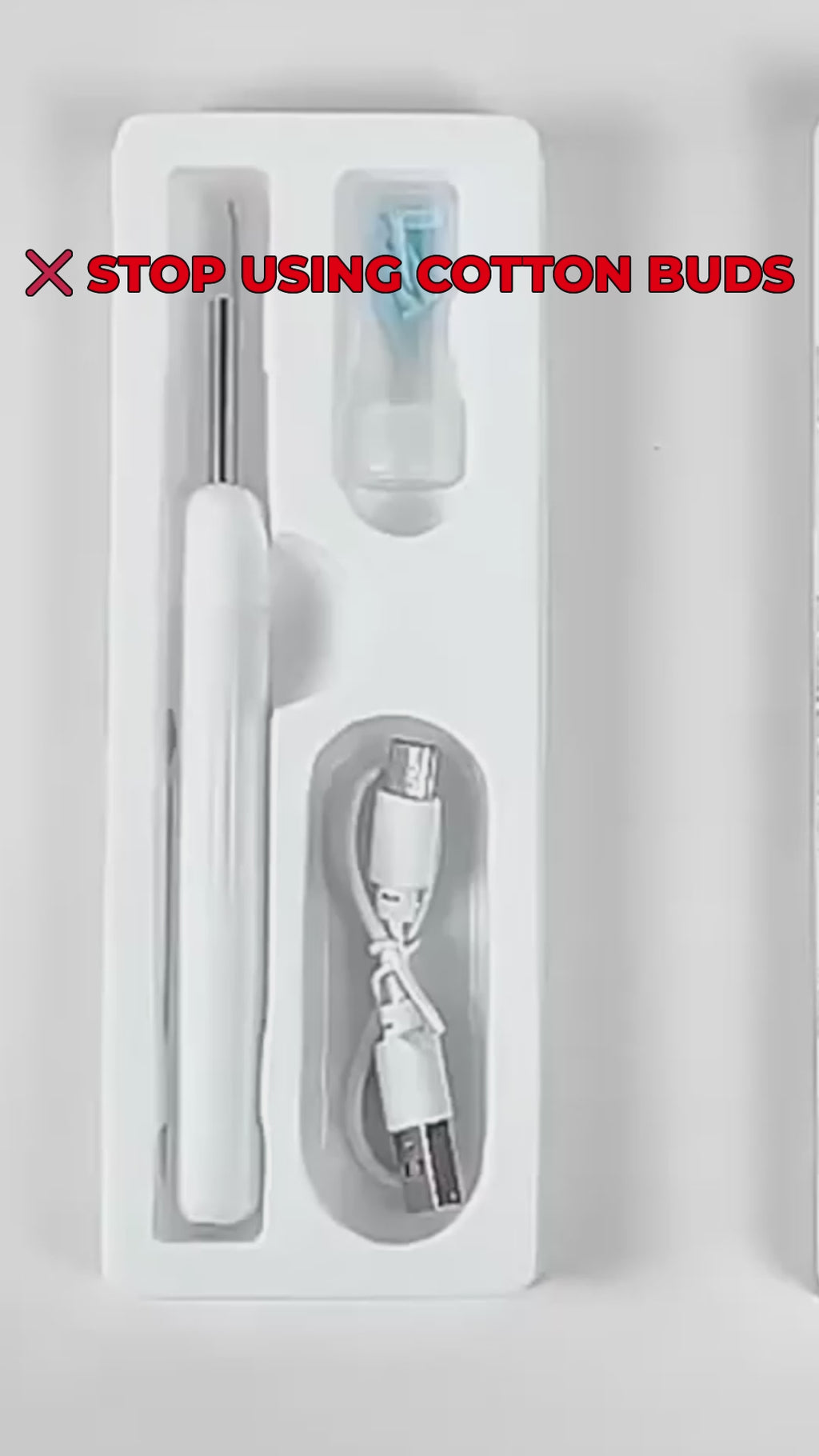 Ear Cleaner High Precision Ear Wax Removal Tool With Camera With LED Light Wireless Cleaner Smart Ear Cleaning Kit