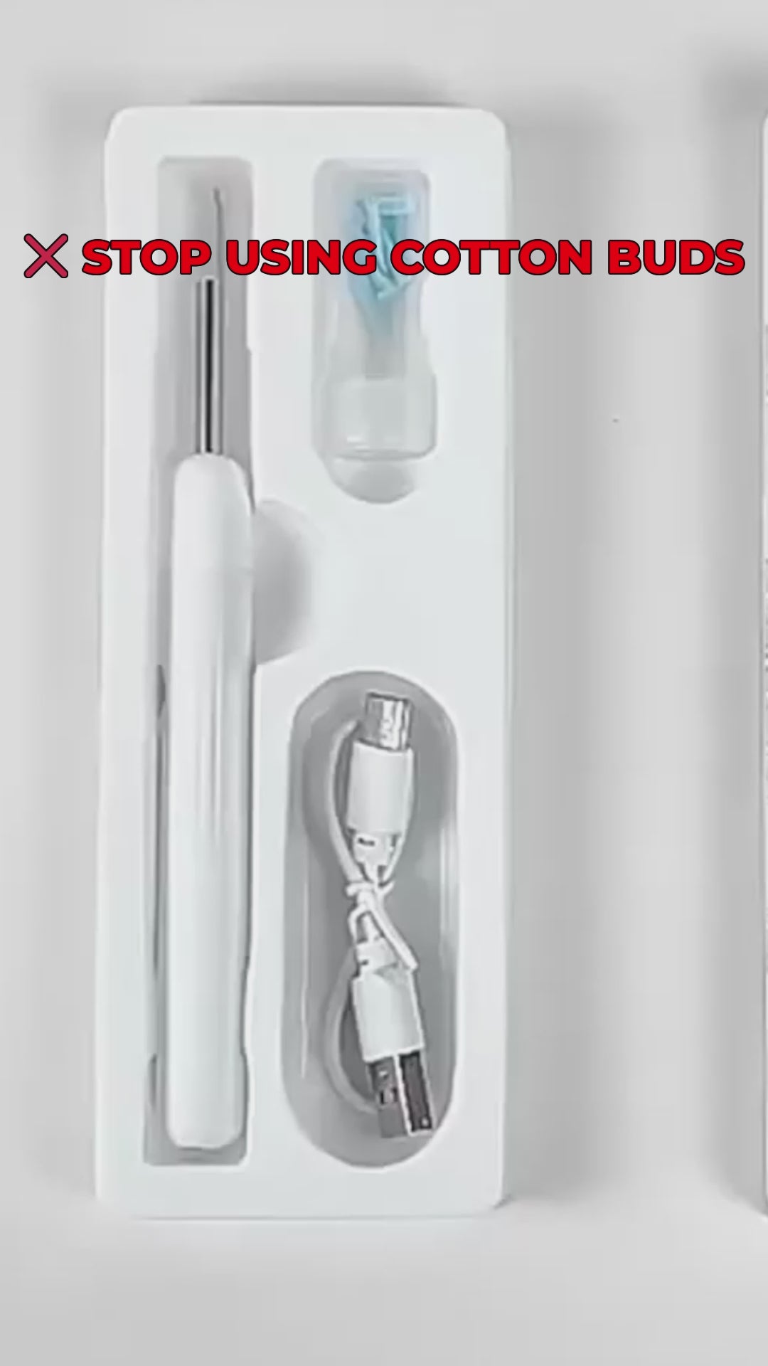Ear Cleaner High Precision Ear Wax Removal Tool With Camera With LED Light Wireless Cleaner Smart Ear Cleaning Kit